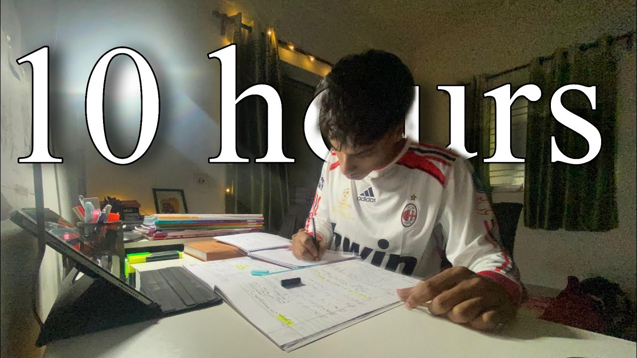 10 Hours Study with Me (60/10) | Interacting during breaks, Pomodoro | 