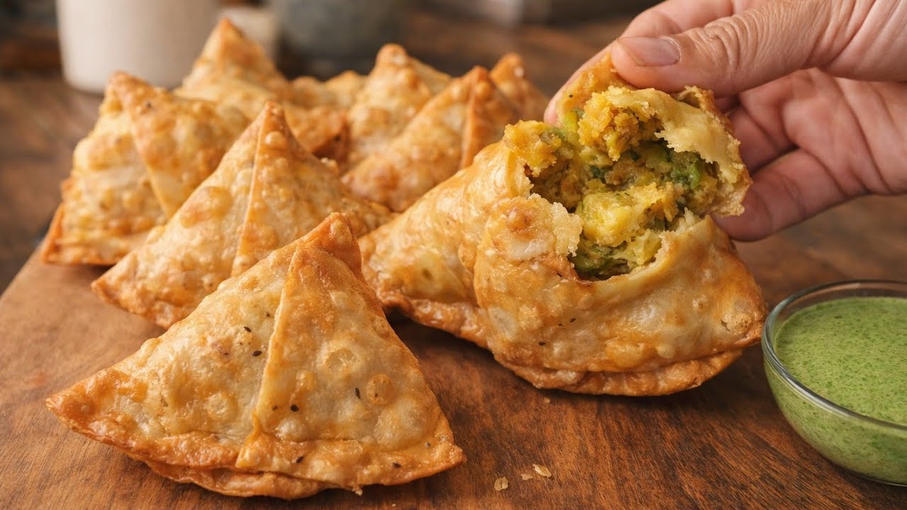 Potato Samosa Recipe | Crispy Ramadan Samosas (Make & Freeze Friendly)