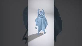Fantasy Mage with Flowing Cape and Staff - AI Rigged 3D Character