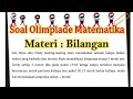 soal olimpiade matematika bentuk bilangan