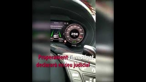 Denunciado penalmente un conductor por circular a 263km/h y grabarse en vídeo
