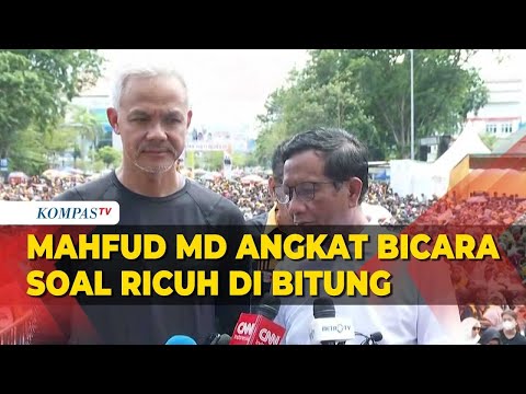 Respons Mahfud MD Terkait Kericuhan di Bitung Sulawesi Utara