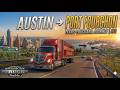 ATS | Austin to Port Fourchon | Realistic Truck Driving | ASMR