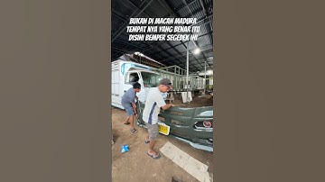 Ada kesalahan ketika fausi ardant pasang bemper di truk macan Madura