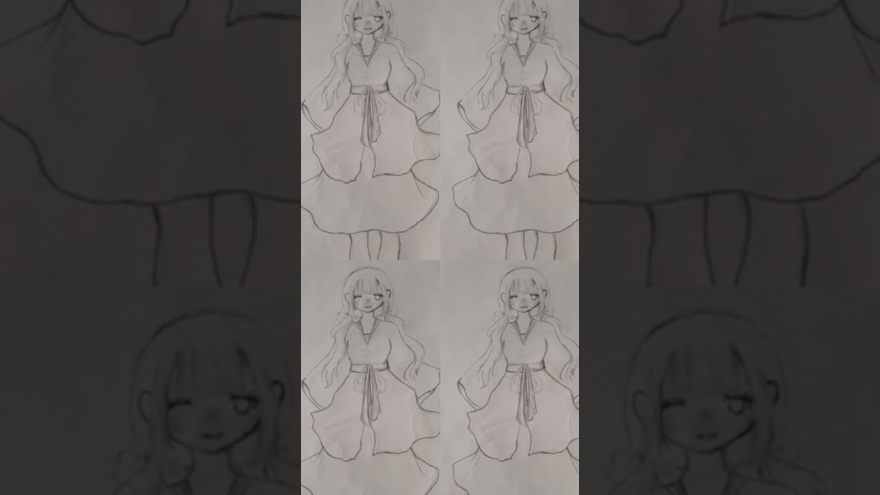 Vẽ anime mặc đồ cổ trang - youtube