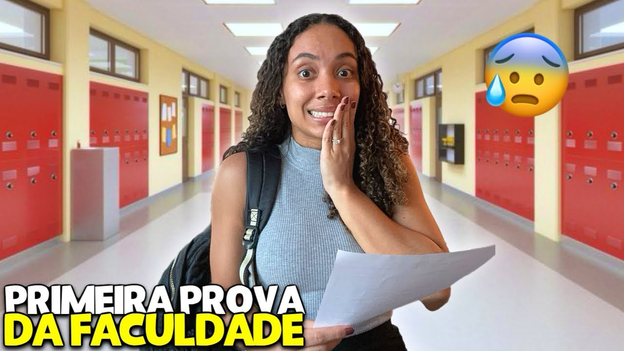MEU PRIMEIRO DIA DE PROVAS NA FACULDADE EM 2026!