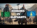Mongol Keshiks vs Delhi Elephants in Age of Empires IV!
