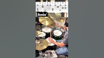 How To Bembe on the Drum Set in 30 Seconds!
