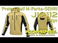 KOMINE コミネ JK-112 Protect Half Mesh Parka-GENRI, Beige / JK-112 プロテクトハーフメッシュパーカ-ゲンリ, ベージュ