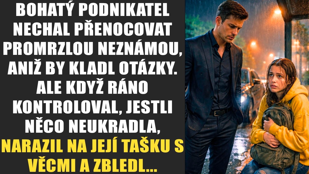 Potkal jsem ji v dešti u nádraží, promočenou a zoufalou, s modřinami na zápěstí. Nevěděl jsem, proč zastavuji, ale věděl jsem, že ji nemůžu nechat napospas. Pak jsem zjistil, že utekla před...