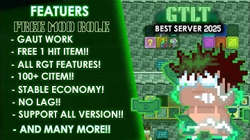 FREE MOD ROLE! NEW GROWTOPIA PRIVATE SERVER 2025! [GTLT]