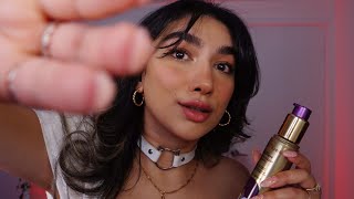 ASMR • Fixing Your Flyaways (spit painting, camera touching, mouth sounds, hair brushing)