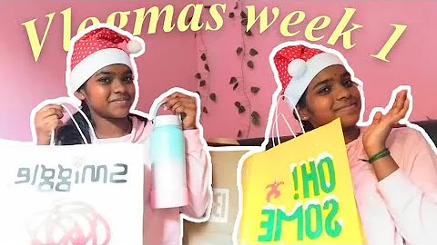 Vlogmas Week 1 ❄️ Cozy Rainy Days, Shopping Hauls, School Life & Our Dreamy Bottle Upgrade 🌧️🛍️