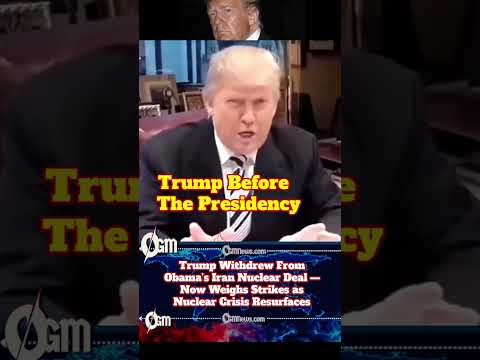 Video Trump Exit Obamas Iran Nuclear Deal, Now Enter An Iran Nuclear Drama
