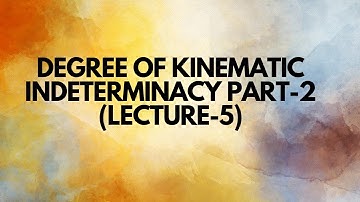 Degree of kinematic indeterminacy for beams neglecting axial deformation