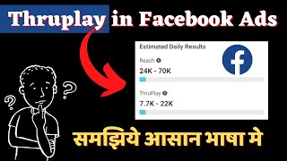 What is ThruPlay in Facebook Video Ads Explained in Hindi