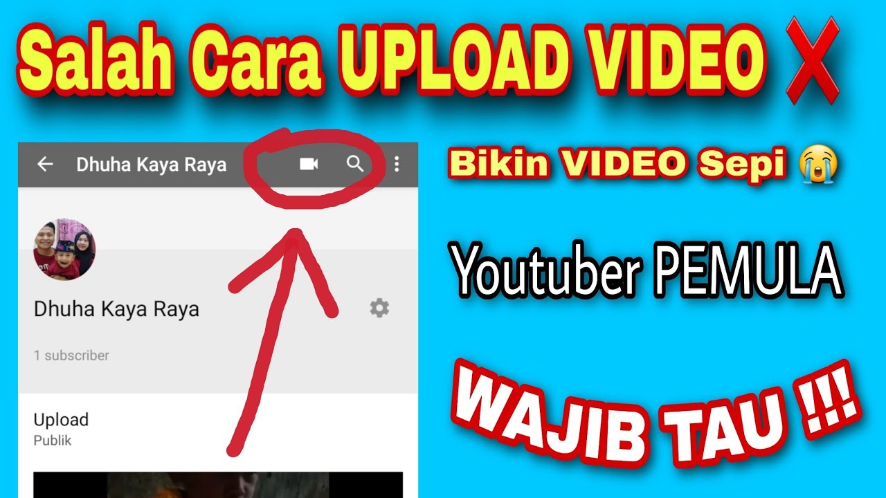 Cara Upload Video ke YOUTUBE biar banyak yang Nonton