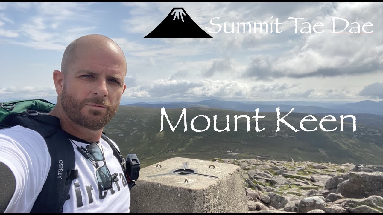 Climbing mount Keen. Scotland's most Easterly Munro.