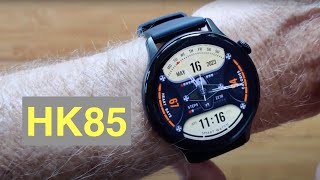 LEMFO HK85 AMOLED Alwayson 1.43” 466*466 BT Call IP68 Waterproof Dress Smartwatch: Unbox & 1st Look