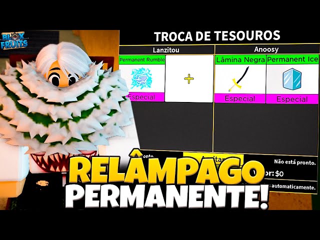 Roblox | Fruta do relâmpago blox fruits (Roblox)