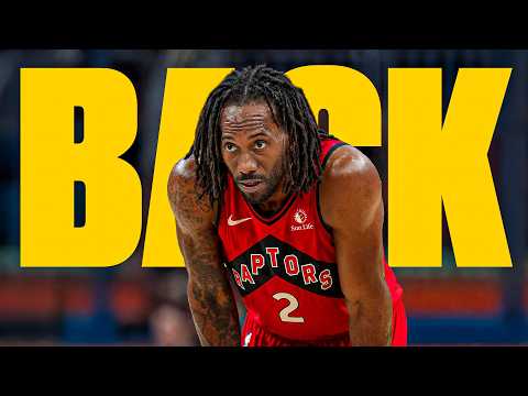 KAWHI LEONARD IS READY TO TAKE OVER TORONTO AGAIN 👑🍁