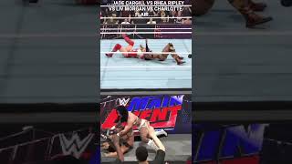 .....FOURWAY FALLS COUNT ANYWHERE..... #jadecargill #rhearipley #livmorgan #charlotteflair #wwe2k26