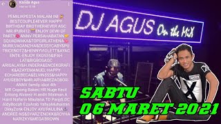 DJ AGUS TERBARU SABTU 6 MARET 2021 FULL BASS || ATHENA BANJARMASIN