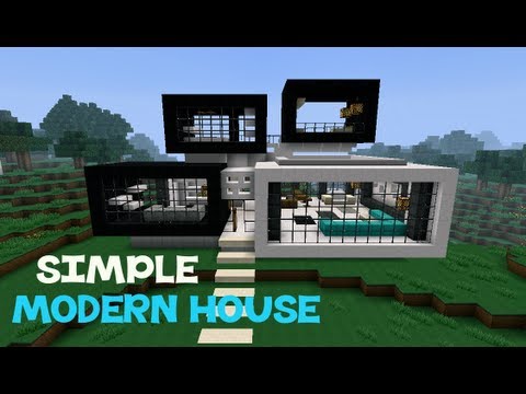  Minecraft  Simple  Modern  House  YouTube