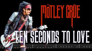 Mötley Crüe - Ten Seconds to Love (🔴 Bass Tabs & Notation) @ChamisBass #mötleycrüe #motleycruebass