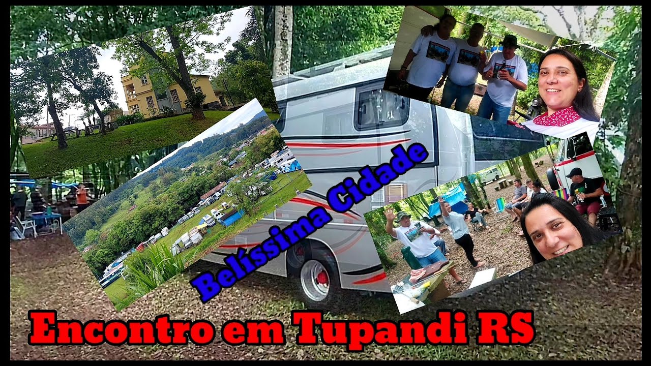 Encontro de Motorhome em Tupandi RS. A Cidade oferece um excelente ponto de apoio para os viajantes.