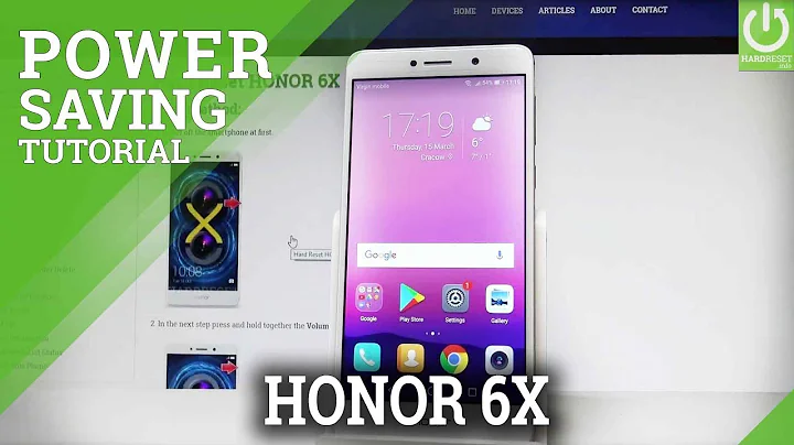 How to Use Power Saving Mode in HONOR 6X |HardReset.info