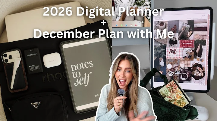 2026 Digital Planner Walkthrough + December Plan with Me, Vision Board 🎄