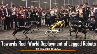 State-of-the-art Legged Robots at the 4th ICRA 2020 Workshop in Paris (Teaser)