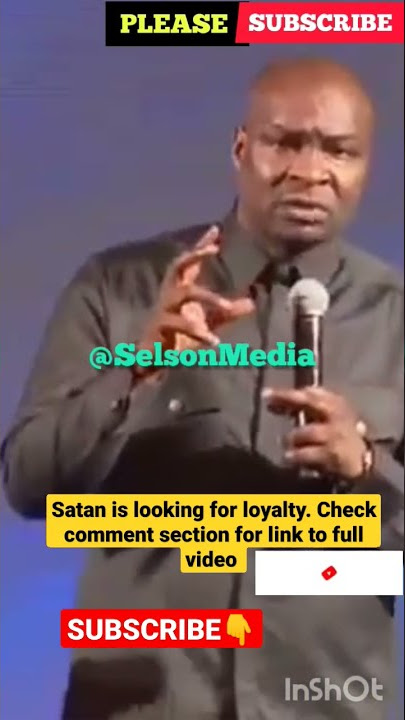 Satan is not looking for your money, he is looking for loyalty_Apostle Joshua Selman #shorts