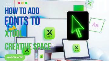 How to add fonts to XTool Creative Space!!