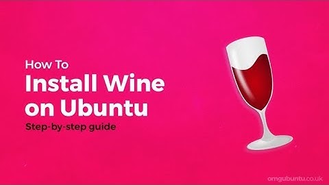 how to install winehq in ubuntu operating system terminal step by step