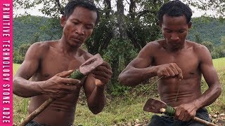 Primitive Technology: Making a Hold Stone Adze - Primitive Survival Skills