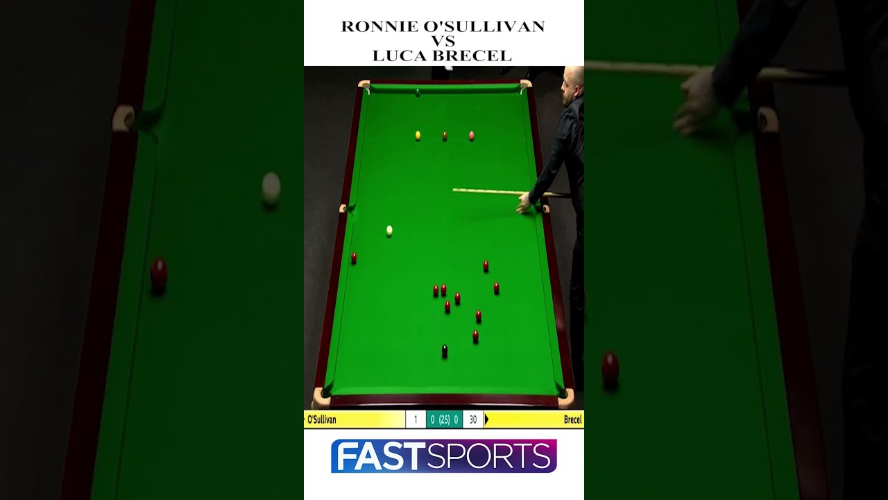 Luca brecel destroying Ronnie Osullivan #ronnie #Cazoo #championship # snooker