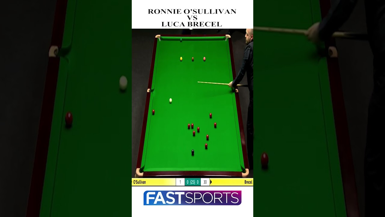 Luca brecel destroying Ronnie Osullivan #ronnie #Cazoo #championship # snooker