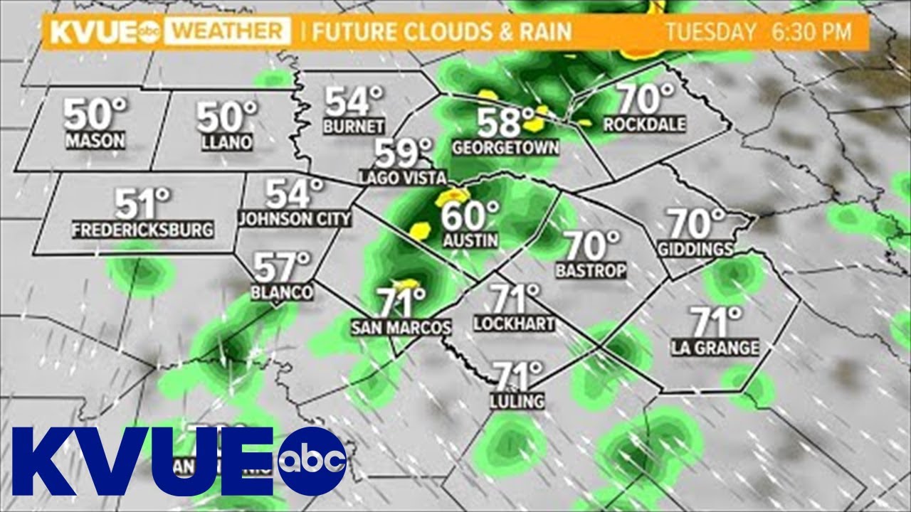 RADAR: Rain and storms roll through Central Texas Tuesday night | KVUE ...