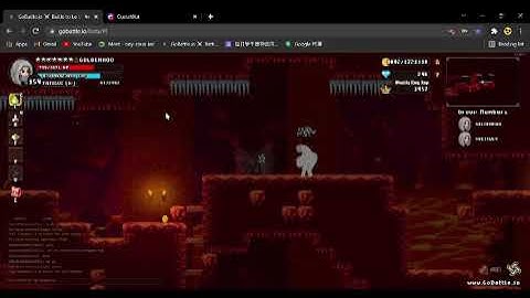 Gobattle.io/magma caves with GuessWut