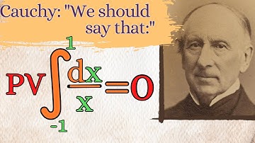 Divergent integrals and the Cauchy principal value.