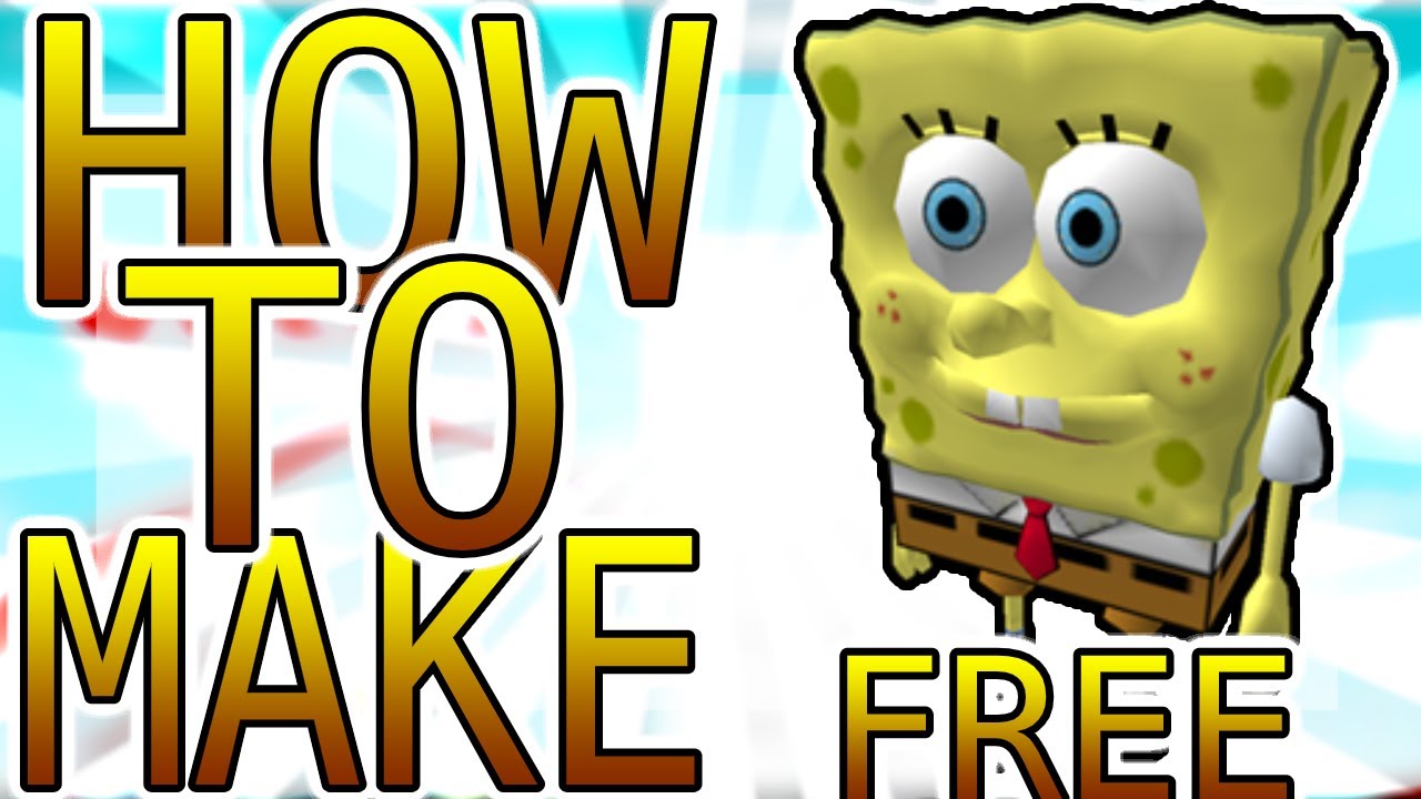 How To Become SpongeBob For FREE On ROBLOX!, Headless (Roblox)