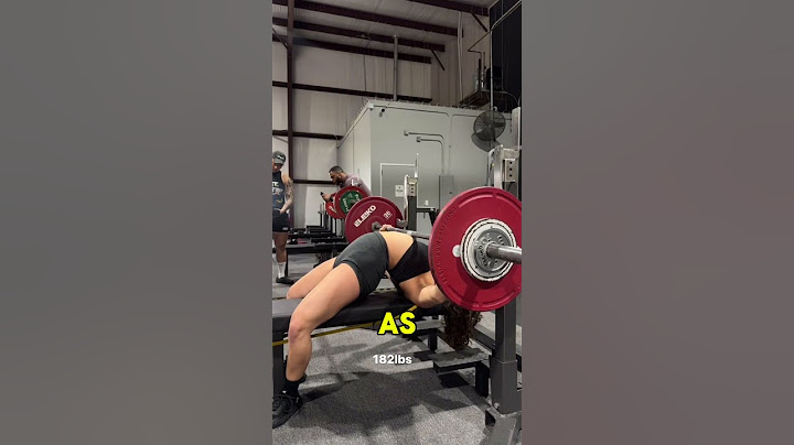 Girl Shocking Bench Press