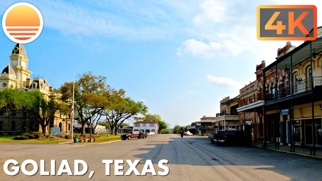 🇺🇸[4K] Goliad, Texas! 🚘 Drive with me through a Texas town! YouTube