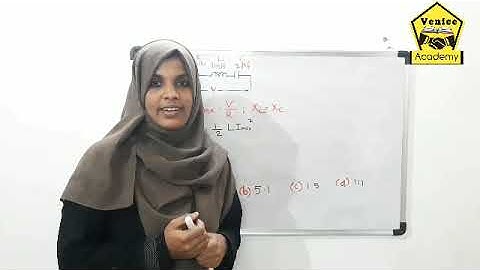 RLC series circuit resonance numerical ll brainstorming MCQs Venice Academy