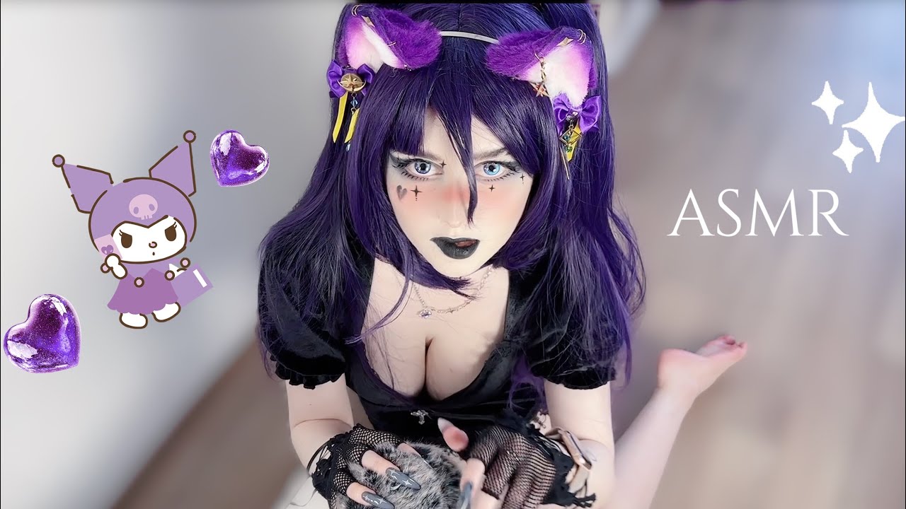 Goth Mona Relaxes You | ASMR ♡ Cosplay Role Play