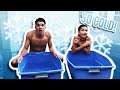 ICE BATH CHALLENGE! ft Little Bro
