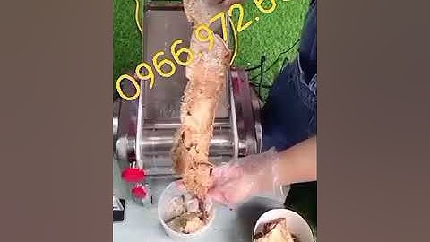 máy cán khô mực , khô bò chạy bằng điện