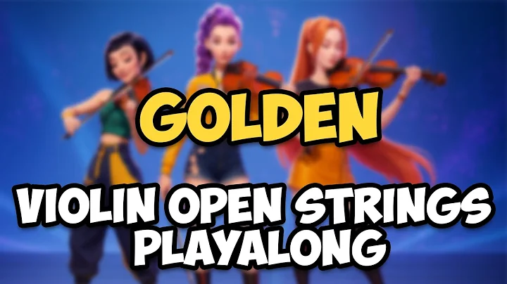 Golden (Huntrix | K‑Pop Demon Hunter) | Violin Open‑String Play‑Along | Tampines Violin Studio
